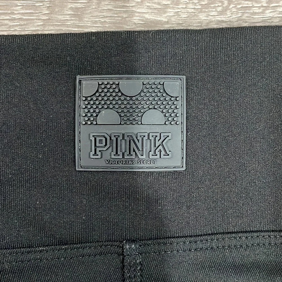 Victoria’s Secret PINK Ultimate Zip Ankle Black Leggings M - Picture 15 of 15